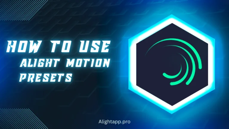 Alight motion presets post banner