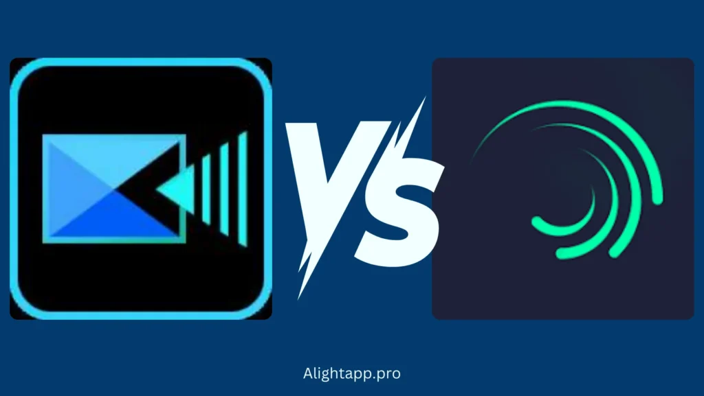 Alight Motion vs Power director comparison post banner