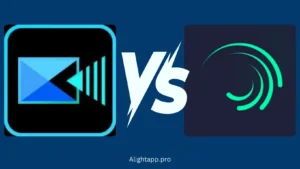 Alight Motion vs Power director comparison post banner