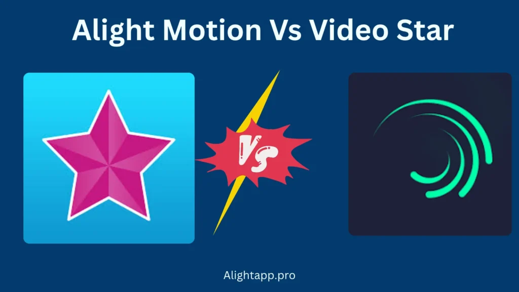 Alight motion vs video start - post banner